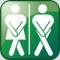 Man and Woman toilet sign