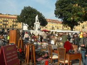 Antique market at Place Garibaldi in Nice