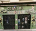 Exterior of military surplus store