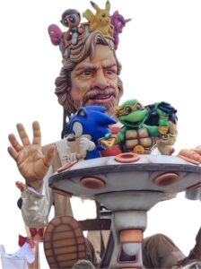 The King of Carnaval float