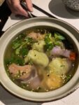 Homemade won ton soup from Mi u mi