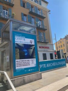 Crypt museum entrance